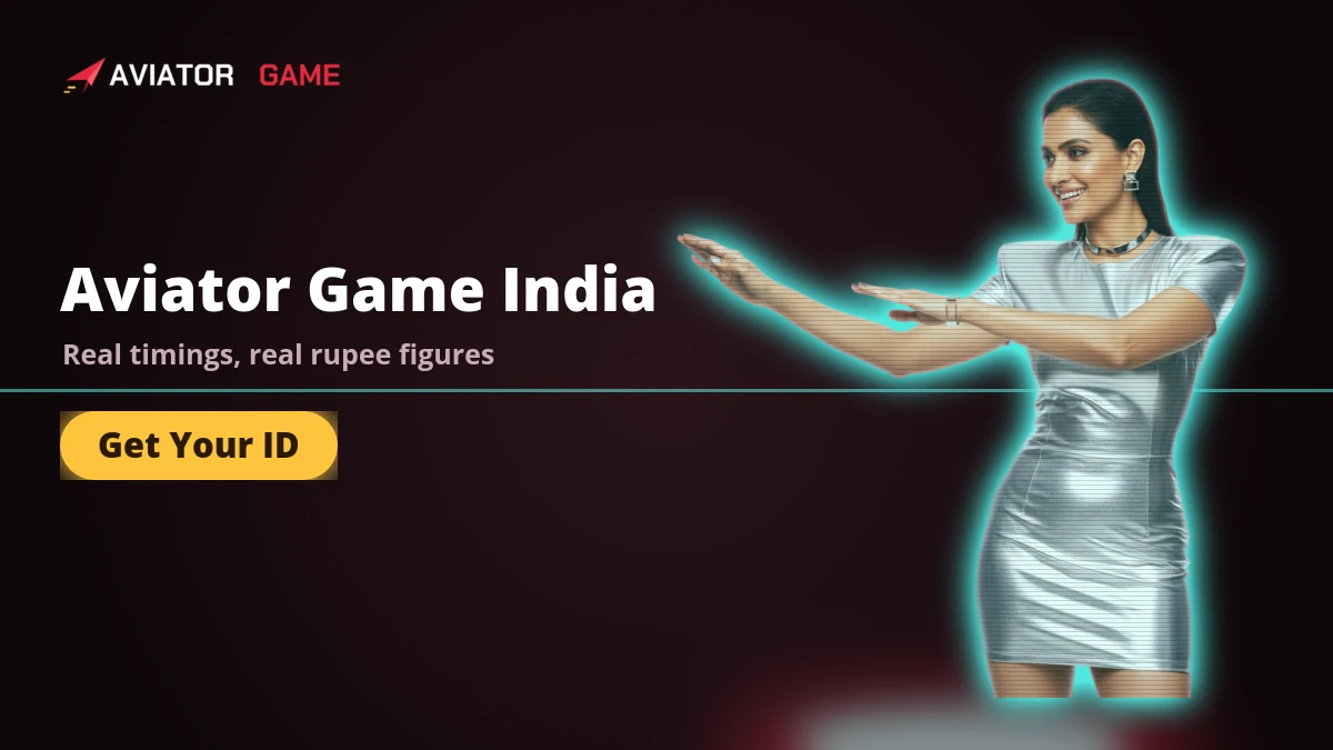 Aviator game India banner for the Spribe crash game with a Get Your ID call to action